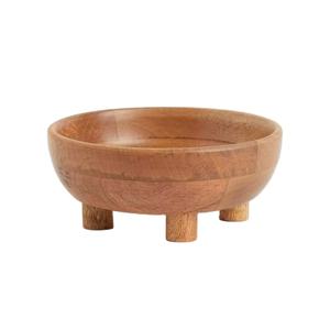 Grand saladier et bol à mélanger en bois de manguier écologique de style bohème pour les fêtes, la maison et la cuisine – Bols à salade en acacia - Product Image 1