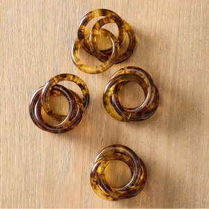 Eco-Friendly Custom Resin Napkin Rings for Festival Used Multi Color Good Quality Coloured Resin Napkin Rings - Product Image 5