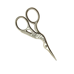 Ciseaux à broder miniatures professionnels, couleur dorée, lames portables tranchantes, acier à haute teneur en carbone, ciseaux fantaisie - Product Image 2