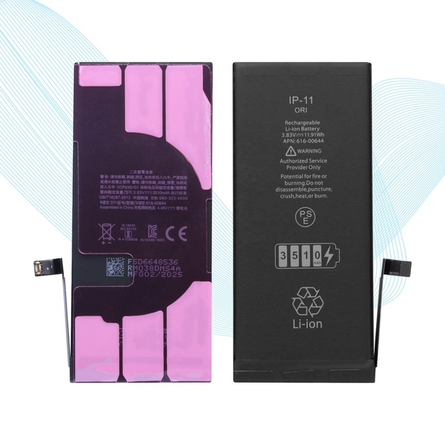 OEM High Capacity Battery   3510 MAh Replacement Battery for iPhone 11 12 13 Pro   All Models for IPhones Batteries