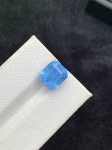 Aigue-marine naturelle Santa Maria bleu profond, pierre précieuse ronde non montée, qualité excellente, rare, certifiée par un tiers - Product Image 5