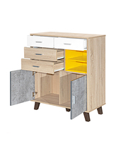 Meuble de salon contemporain de Malaisie BL31, armoire moderne en MDF pour bureau à domicile, appartement, atelier, hôtel, villa, école, hôpital 4