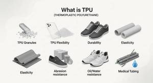 Granulés de TPU à prix de gros, résine TPU de haute qualité, résistance chimique, particules de TPU transparentes - Product Image 6