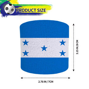 Brassard de capitaine de football en nylon élastique multicolore avec lettre C, pour adultes, brassard élastique enroulable, bande élastique vierge pour le football - Product Image 5