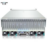 Server TTY TG659V2 4U Dual Socket 8 GPU AMD EPYC Rome Milan SP3 450W PCIe4.0 untuk Inferensi AI, Rendering, dan Cloud Gaming