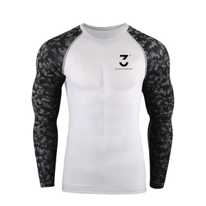Camiseta de Entrenamiento de Manga Larga para Hombre, Sublimada, de Alta Calidad, Resistente a Desgarros, Material de Spandex y Poliéster, Secado Rápido, 220g - Product Image 1