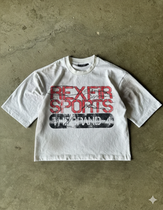 เสื้อยืดเร็กซ์ฟิต สปอร์ต รุ่นเฮฟวี่เวท แบบเรียบ สำหรับสกรีนลายเอง สไตล์วินเทจ ล้างสีแบบแอซิด ทำสีซีดแบบดิสเทรส สไตล์สตรีท - Product Image 1