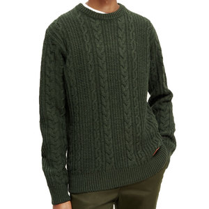 Pull-over en coton 100% pour homme, style décontracté, coupe slim, avec logo personnalisé OEM, pull-over tendance, tricoté pour homme - Product Image 1