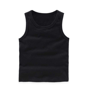 OEM 2025 Wholesale High Quality PolyesterCotton Quick Dry Breathable Casual Sleeveless Customizable Kids' <b>Tank</b> <b>Top</b> - Product Image 2