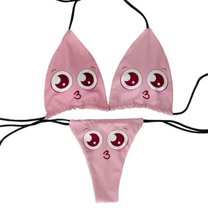 Ensembles de bikinis brésiliens tankini personnalisables à séchage rapide, respirants, couleurs personnalisables sur le devant, maillots de bain triangle, plage, propriétés antibactériennes - Product Image 4