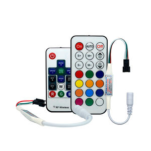Hoge Kwaliteit Mini 21 Toetsen Rf Afstandsbediening Pixelcontroller Dc5-24V Led Pixel Spi <span class=keywords><strong>Controller</strong></span> Voor Ws2811 Magic Rgb Strip <span class=keywords><strong>Controller</strong></span> - Product Image 4