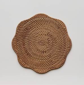 Elegant Rattan <b>Placemat</b> Handmade Natural Weave Dining Table Mat <b>Round</b> Heat Resistant Home Decor - Product Image 6