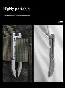 Titanium Alloy Dental Tweezers Silver Knurled Grip Non-Slip Precision Instrument Class I Manual NEW TC4 Titanium <b>Mini</b> Tweezers - Product Image 6