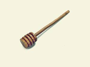 Elegant Wooden Honey Dipper for Dining and <b>Serving</b> - Product Image 1