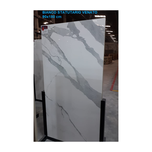 กระเบื้องพอร์ซเลนแผ่นใหญ่ GVT PGVT ขนาด 80x160 ซม. ลายหินอ่อนเหมือนจริง สำหรับปูพื้นและผนัง พร้อมรูปภาพจริง กระเบื้องแผ่นใหญ่ขนาด 80x300 ซม. - Product Image 1