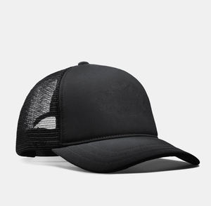 หมวกแก๊ปตาข่ายสีดำขายส่ง ปรับขนาดได้ด้วยตัวล็อคแบบ Snapback รับทำโลโก้ตามสั่ง หมวกเบสบอลระบายอากาศดี ผู้จัดจำหน่ายขายส่งจากสหรัฐอเมริกา สหราชอาณาจักร และสหภาพยุโรป - Product Image 3