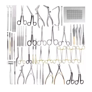 Ensemble d'instruments nasaux de haute qualité, 53 pièces, instruments chirurgicaux manuels en acier inoxydable pour la chirurgie ORL, oreilles, nez, gorge, certifiés CE - Product Image 1