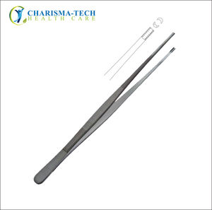Pinzas de Disección de Acero Inoxidable CHARISMA-TECH 7x7 Dientes, Pinza Quirúrgica para Tejidos, Instrumento Manual con Certificación CE - Product Image 3