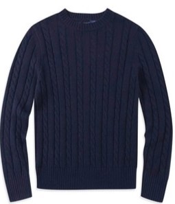 Suéter de Punto Casual con Logotipo Personalizado Lt 2026, Corte Ajustado para Hombre, Estilo Clásico Vintage de Lana Ralph Lauren - Product Image 3