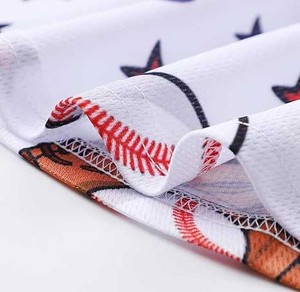 Cool Hip Hop Baseball Jersey - Oversized Mesh Fashion <b>Shirt</b> - Stylish Button Down Sporty Top for Streetwear Culture - Product Image 6