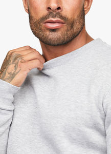 Sweat-shirt unisexe de haute qualité en coton 100% à col rond, personnalisé avec broderie sur le devant, essentiels vintage à manches longues pour homme - Product Image 4