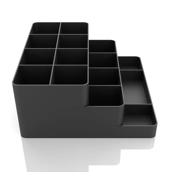 High Quality 3D Printed Minimalist Desk Organizer for Artists & Kids - Pen and Brush Holder, Spacious Storage/Customizable