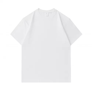 T-shirt en coton à manches courtes pour homme, nouvelle collection été 2026, tendance, personnalisable, vierge, avec logo sur mesure, coupe oversize - Product Image 4