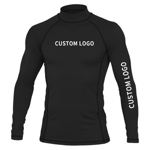 เสื้อแรชการ์ดและเสื้อท่อนบนคุณภาพสูงสำหรับทุกเพศ พิมพ์ลายได้ตามต้องการ ระบายอากาศได้ดี UPF50 ผลิตจากผ้าโพลีเอสเตอร์/ไนลอน 220 กรัม ผสมสแปนเด็กซ์ - Product Image 6