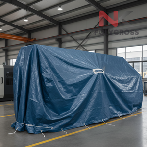 Bâche en PE de qualité supérieure, imperméable, résistante aux UV, pour usage extérieur, construction et agriculture - Product Image 1