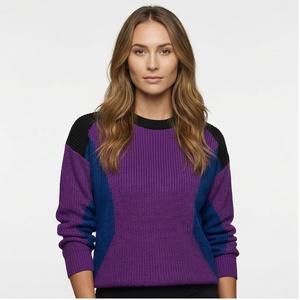 Suéter de Invierno Informal de Punto para Hombre, Cálido, Antiarrugas, de Forro Polar, Servicio Personalizado OEM, Directo de Fábrica, Nuevo Estilo - Product Image 1