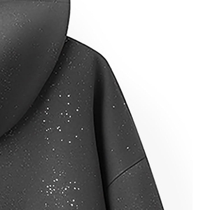 Sudadera con Capucha Constellation Rhinestone para Hombre, Mezcla de Algodón y Poliéster, Sudadera con Capucha con Patrón de Cristales en Forma de Grupo de Estrellas - Product Image 4