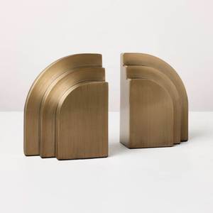 Sujetalibros decorativos de metal con estilo, soporte resistente para libros, para almacenamiento elegante en el hogar, biblioteca u oficina - Product Image 4
