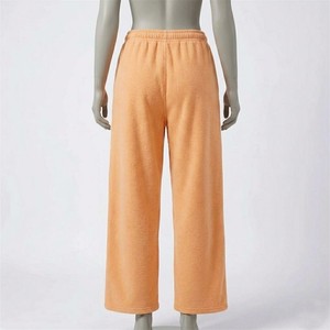 Women's <b>Peach</b> Straight Leg Sweatpants Elastic Waist Casual Lounge Trousers Soft Cozy Wide Leg Jogger Pants Comfortable - Product Image 5