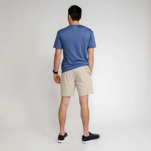 Factory Direct Men Terry Cotton Gym Shorts Solid Sublimation Transfer Quick Dry Lightweight Breathable Performance Training - Product Image 3