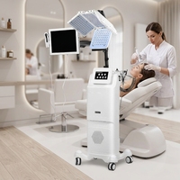 Détecteur de peau, cheveux et cuir chevelu avec analyse intelligente automatique par IA, rapport d'analyse capillaire, machine d'analyse des cheveux, détecteur capillaire