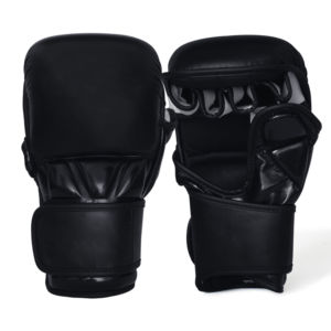ถุงมือ MMA คุณภาพสูงขายดี ระบายอากาศได้ดี ครึ่งนิ้ว สำหรับฝึกซ้อม ปรับแต่งได้ 8 ออนซ์ หนัง PU และ PVC สำหรับยิม - Product Image 4