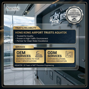 เครื่องจ่ายน้ำแบบตั้งพื้น Aquatek รุ่น AQ-1113 |   ถังน้ำร้อน 5 ลิตร |   950 วัตต์ |    ระบบกรองน้ำ RO 5 ขั้นตอน (AQ-50-2) |   สแตนเลสสตีล |   โรงแรมและสำนักงานที่เชื่อถือได้ - Product Image 4