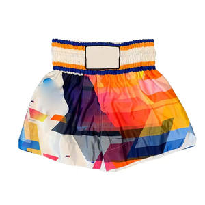 Pantalones Cortos de Muay Thai de Alta Calidad para Boxeo, Ropa de Combate, Pantalones Cortos de Compresión para Muay Thai, Precio al por Mayor - Product Image 1