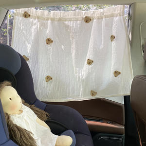 Ventosa cortina en la ventana del coche parasol cubierta dibujos animados Universal ventana lateral parasol protección UV para chico bebé niños - Product Image 6