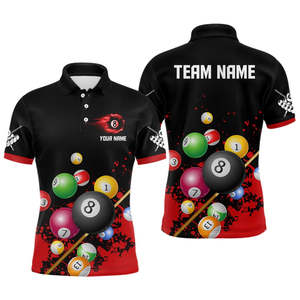 เสื้อโปโลผู้ชายแบบสปอร์ต ระบายอากาศได้ดี ปักโลโก้ พิมพ์ลายแบบซับลิเมชั่น  ผ้าโพลีเอสเตอร์ 100%  ลายแบบสั่งทำพิเศษ - Product Image 1