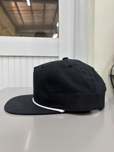 Adjustable Logo 5-Panel <b>Flat</b> Brim Quick Dry Cotton Nylon Snapback <b>Hat</b> Sports Outdoor Activities Fishing Camping Made in Vietnam - Product Image 4