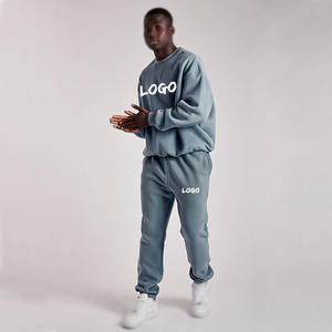 Conjunto de Sudadera y Pantalones Deportivos de Felpa Unisex al por Mayor, Fabricante de Ropa Informal de Algodón con Etiqueta Privada OEM - Product Image 3