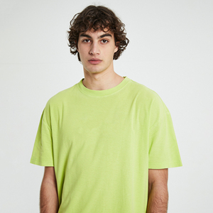 T-shirts surdimensionnés pour hommes en coton, impression personnalisée du logo, nouvelle mode, haute qualité, style vintage. - Product Image 5