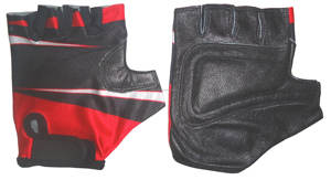ถุงมือขี่จักรยานหนังสังเคราะห์ถุงมือขี่จักรยานถุงมือครึ่งนิ้วถุงมือแข่งรถ - Product Image 6