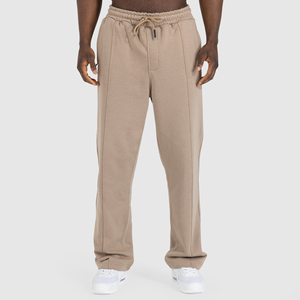 Wholesale Custom Design and Style Joggers Pants Custom Embroidered Logo Elastic Waist <b>Plain</b> Casual Pleated Joggers Pants - Product Image 1