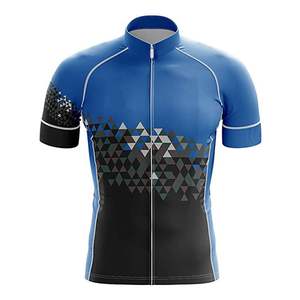 Maillot de cyclisme personnalisé par sublimation, respirant, à manches courtes, vêtements de vélo - Product Image 4