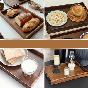Bandeja de Desayuno de Madera Rústica con Diseño Floral, Hecha a Mano por Artesanos de Brownwood, con Asa y Acabado Cálido para Espacios Modernos - Product Image 5