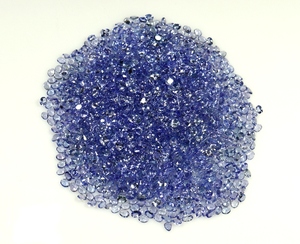 Piedra Suelta de Tanzanita Azul Natural, Corte Ovalado, Facetada Brillante, Azul Violeta, para Joyería Fina, A.R Gems SS2 3x4mm - Product Image 3