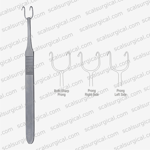 Oferta Especial: Retractor de Gancho Alar Cottle Scalsurgical de Acero Inoxidable para Rinoplastia, Instrumento de Cirugía Plástica ORL - Product Image 6