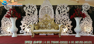 Marco FRP de boda indio, decoración de entrada, marco de estilo de templo a la moda, decoración de escenario de boda, lo último - Product Image 2